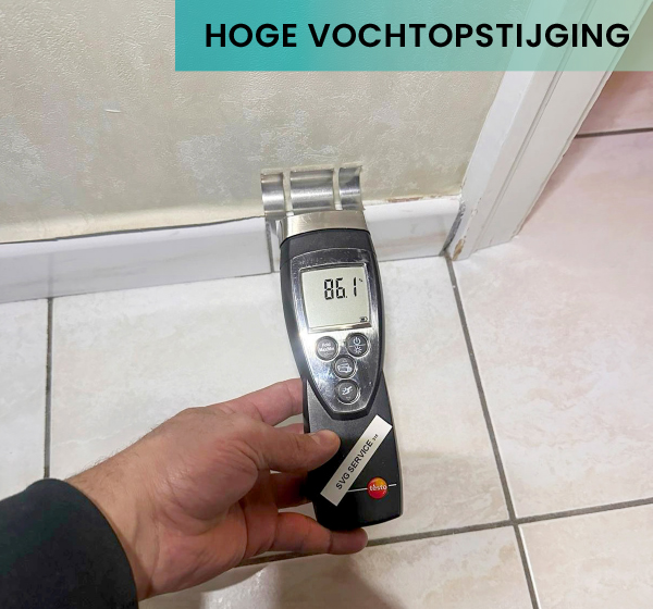 Vochtprobleem - praktijkfoto 1