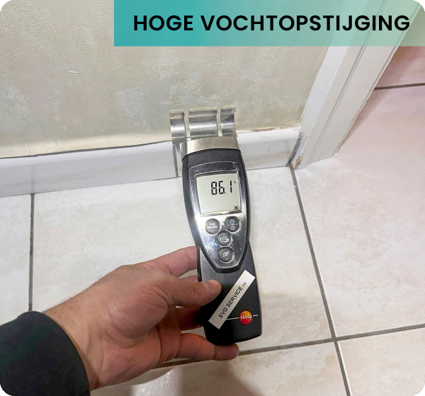 Vochtprobleem - praktijkfoto 1